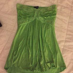 Lime Green SKY tube top!