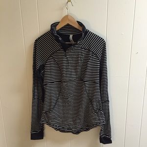 Striped Running/Yoga Top