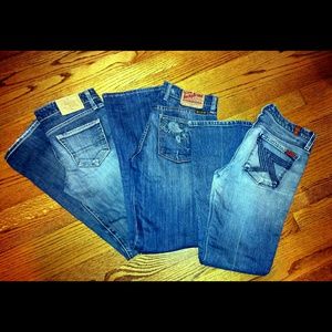 BUNDLE! 3 pairs jeans seven lucky American eagle