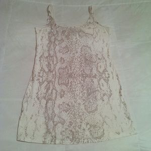 Express brand Snake Print Tank Top