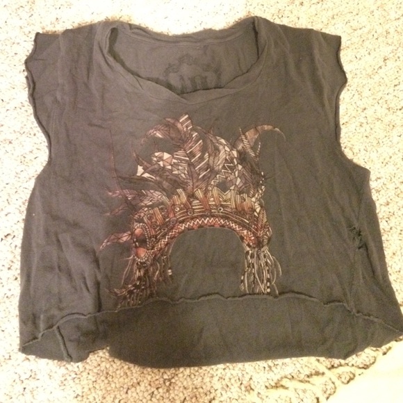 Insight gray crop top indie coachella