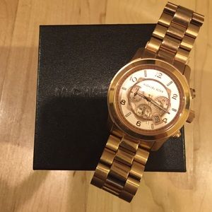 Michael Kors women's rose gold watch