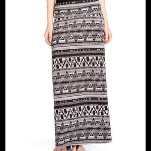 Mossimo Supply Co. Printed Maxi Skirt