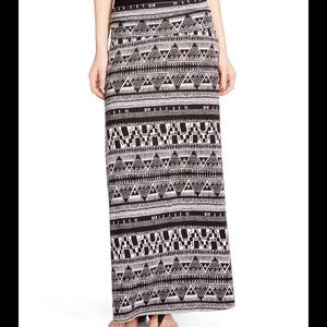 Mossimo Supply Co. Printed Maxi Skirt