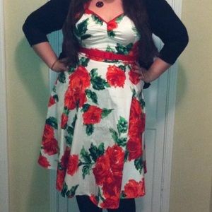 RESERVED Heidi Dress in Flowers from Pinup Girl