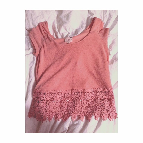 Lace Fringe Top - Picture 1 of 1