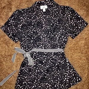 Loft - Wrap Blouse, Size 6, Worn 1x, GREAT 4 WORK