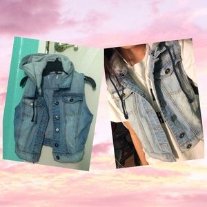 ⭕️ Denim cropped vest ⭕️