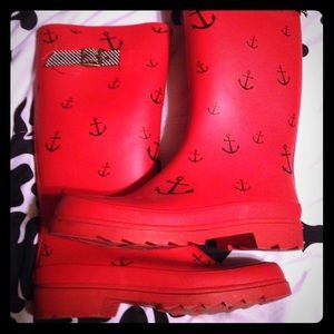 J. Crew rain boots