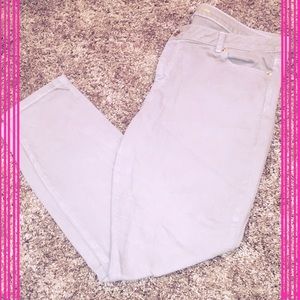 Greyish/Tan Michael Kors Jeans Size 16