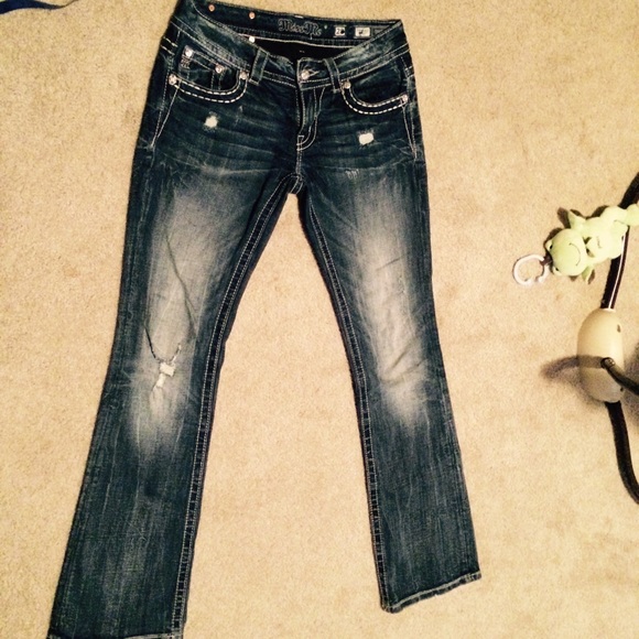 Miss me jeans 33 inseam boot cut - Picture 2 of 4