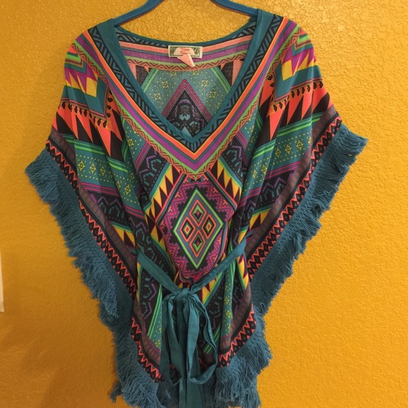 Cutest Aztec Poncho type Shirt😊