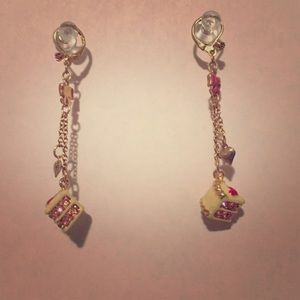 Betsy Johnson "piece of cake" earrings
