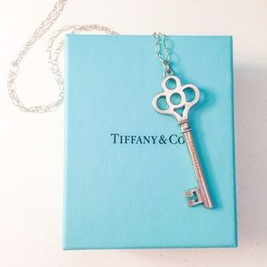 Tiffany & Co. Sterling Silver Crown Key Pendant
