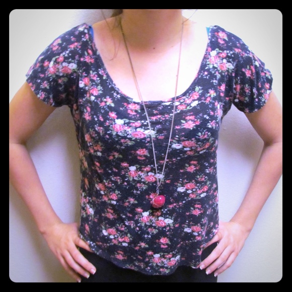 Floral Printed Loose Shirt