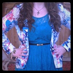 Floral Print XL Blazer by Mossimo. UNIQUE PIECE!