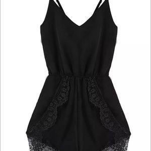 Chiffon Lace Romper🎀