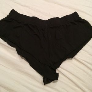 Victoria's Secret black pajama shorts