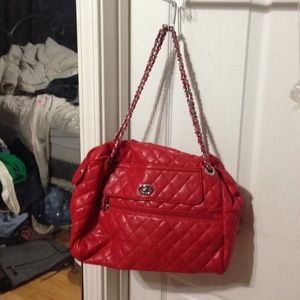Cherry red purse