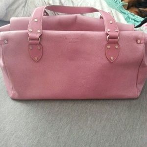 Pink leather Kate Spade handbag