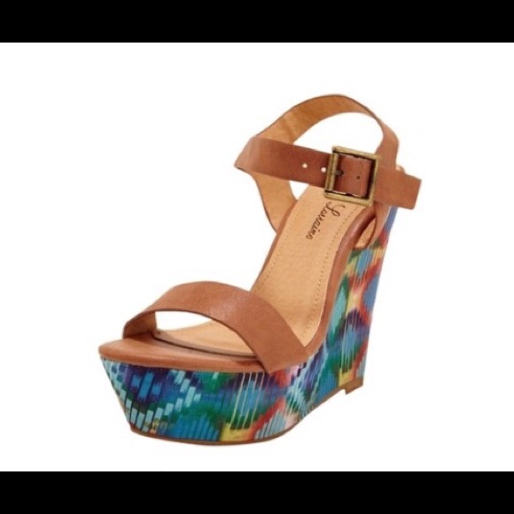 Lauren Lorraine Shoes - Sale 💗Sexy Multi Color Wedge💚