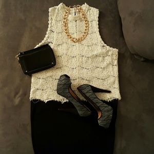 Nine West Kaboose Gold/Black 8