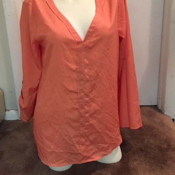Peach blouse