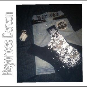 Beyonces Dereon Jean Capri Set