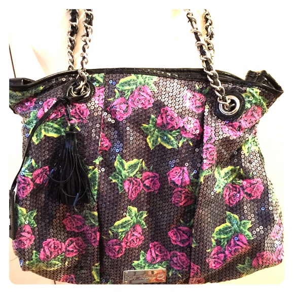 betsey johnson rose purse