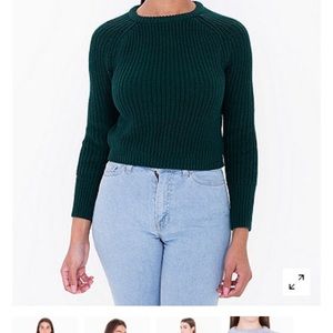Fishermans cropped pullover