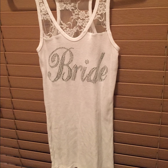 Like new "Bride" tank top!💍