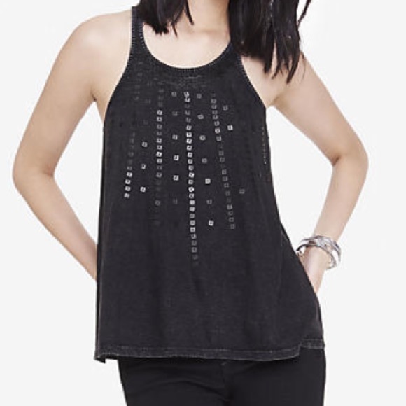 Express Sequin Embellished Tank M - Picture 2 of 7