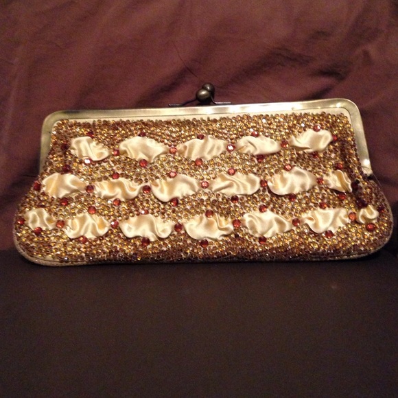 Betsey Johnson beaded clutch