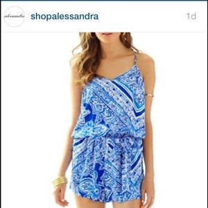 Nwt lilly pulitzer dusk romper