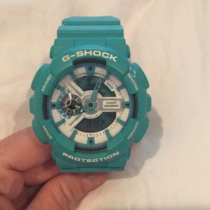 turquoise g shock watch limited edition