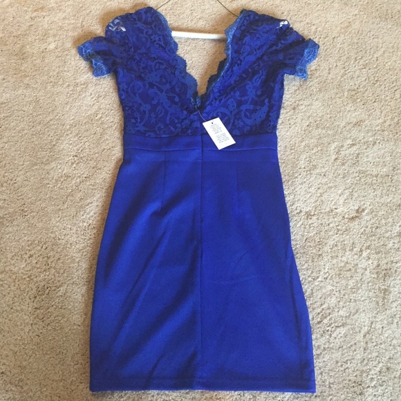 Lulu's: NEW W/ TAGS sapphire dress