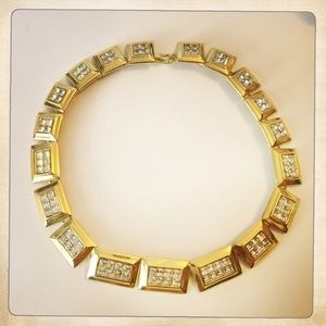 Gold Square Necklace