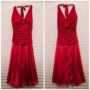 Formal - Red Halter