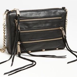 ❌SOLD❌ Black Rebecca Minkoff Mini 5zip Crossbody