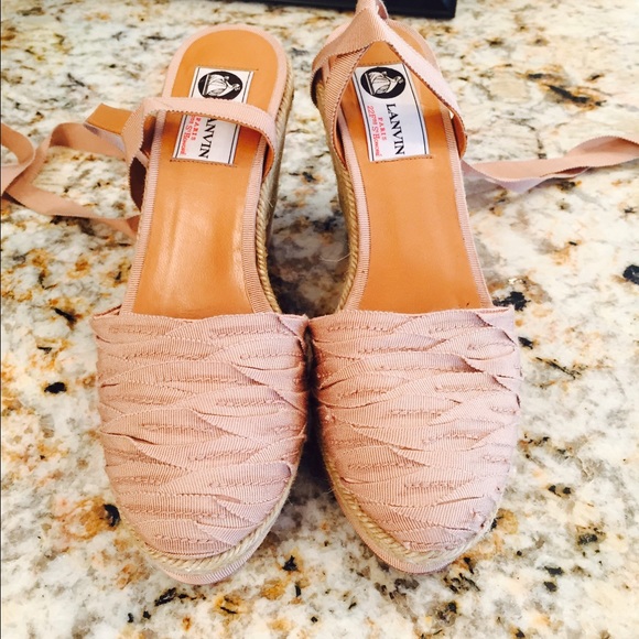 Authentic Lanvin ribbon shoes