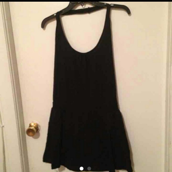 Black halter dress large