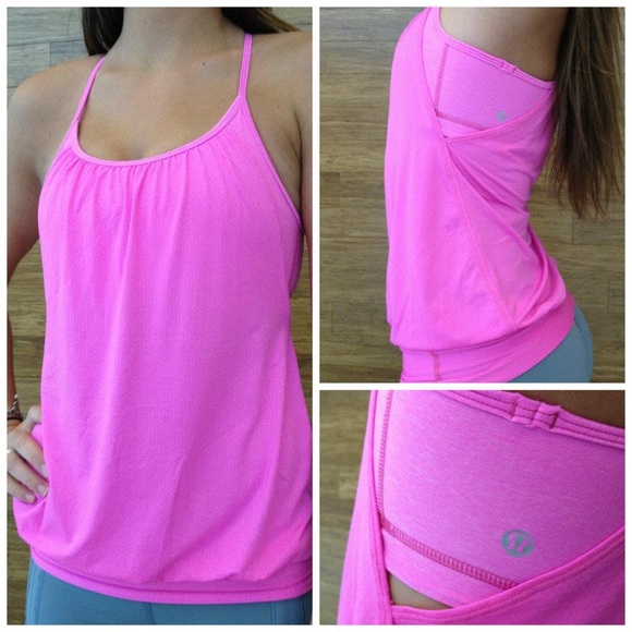 Lululemon Pink No Limits Tank