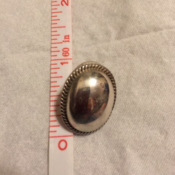 Domed Sterling Earrings - Picture 3 of 3