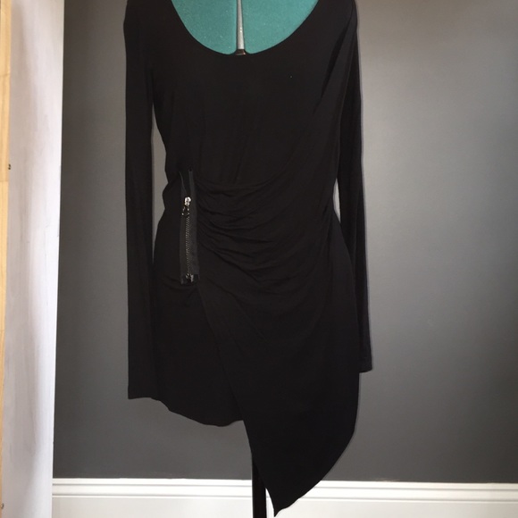 Black Zipper Tunic