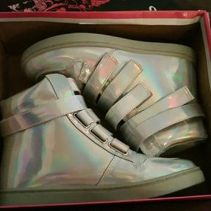 Tupac hologram  wedge sneakers