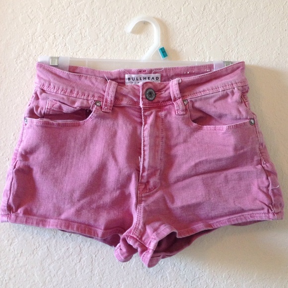 High waisted salmon shorts - Picture 1 of 1