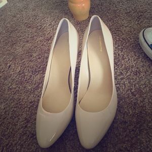 High Heeled Nude Pumps