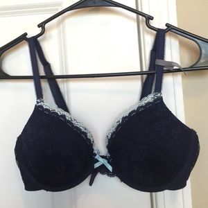 💙Aerie dark blue bra with bow💙