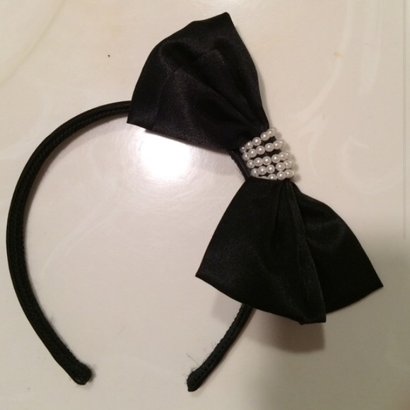 Black Bow Headband