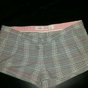 Hollister plaid shorts